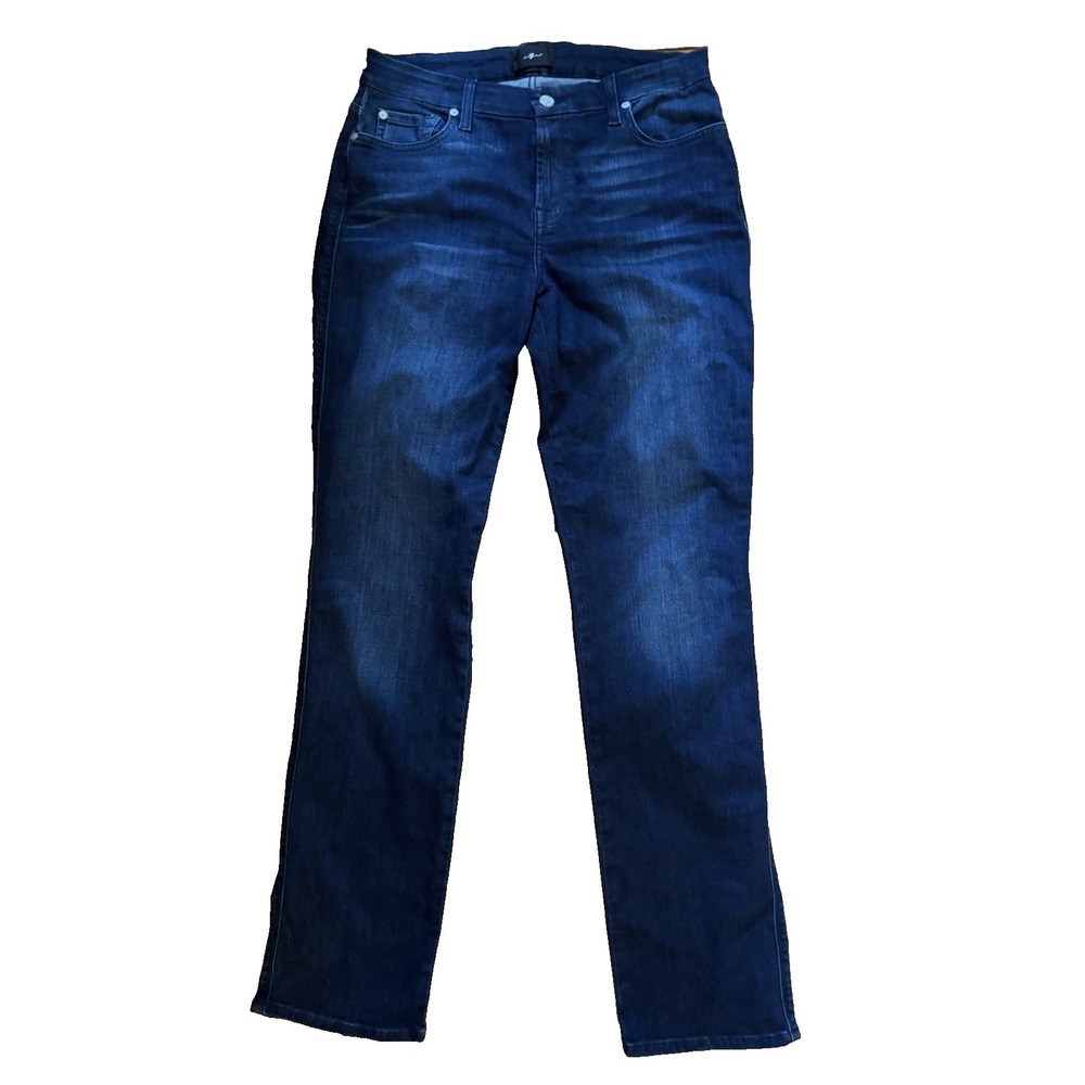 7 for All Mankind Women's Size 31 Dark Wash Denim Jeans